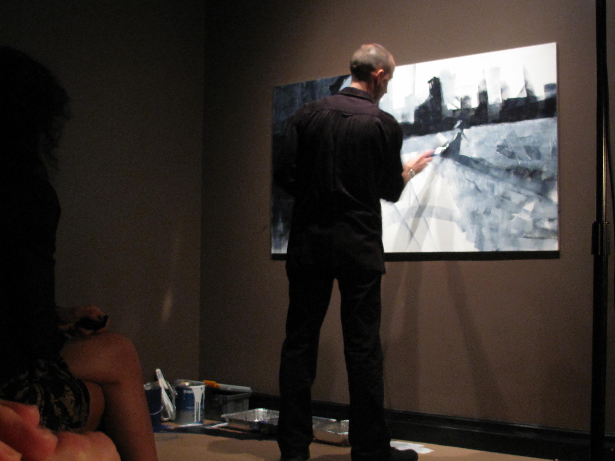 Danijel Žeželj, Once, a live painting and music performance, 2010.