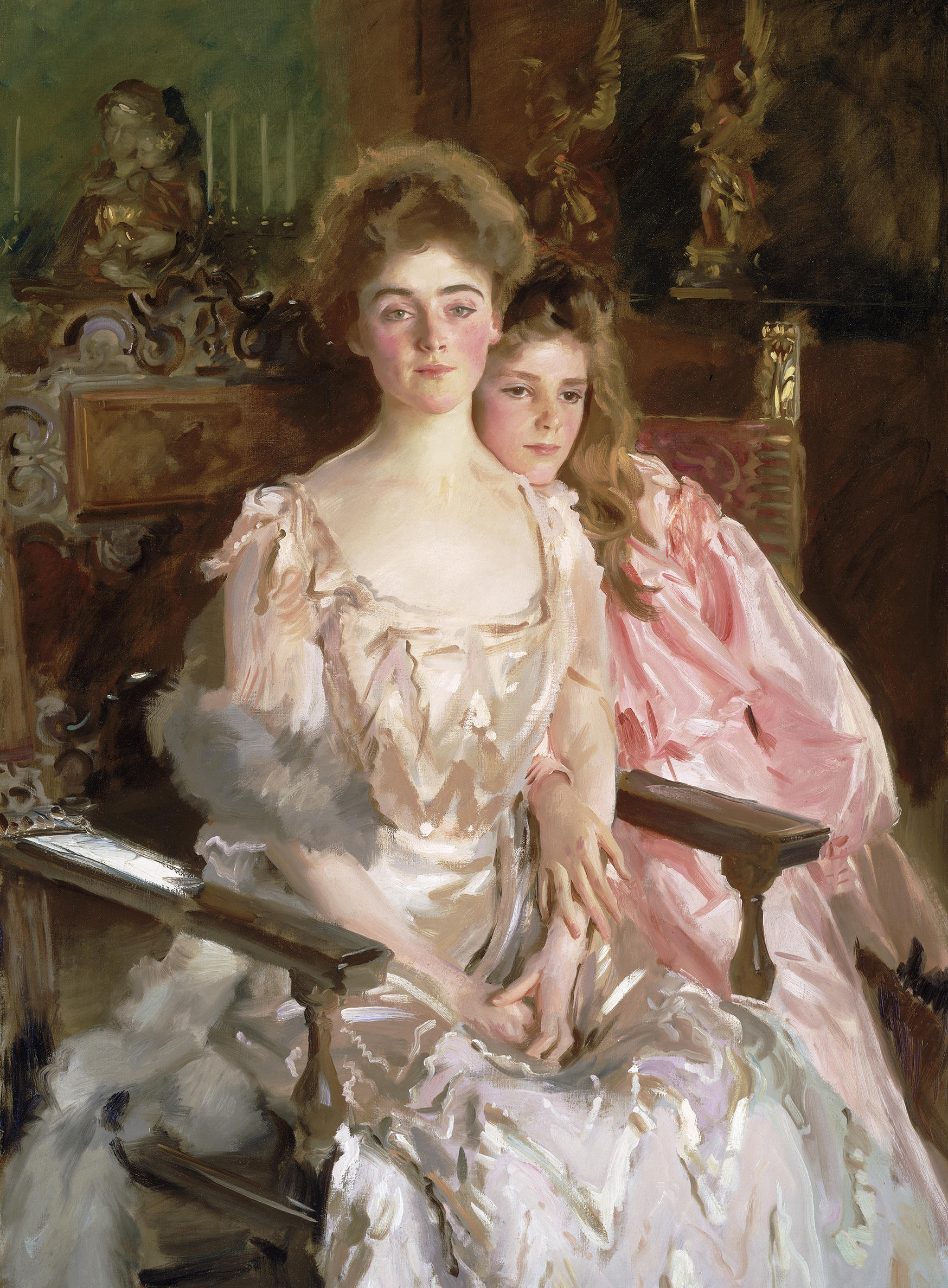 John Singer Sargent (American, 1856-1925), Mrs. Fiske Warren and Her Daughter Rachel, 1903.