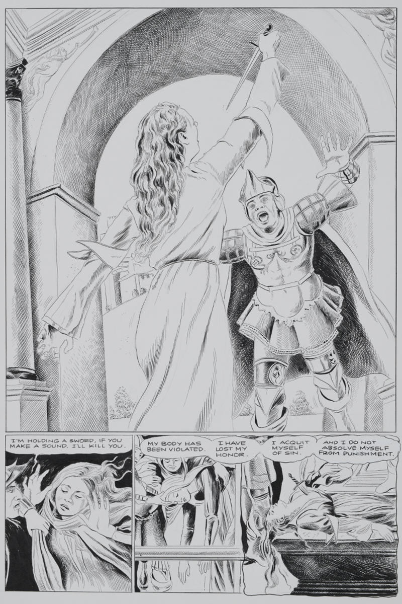 Karl Stevens, Lucretia Interpretation