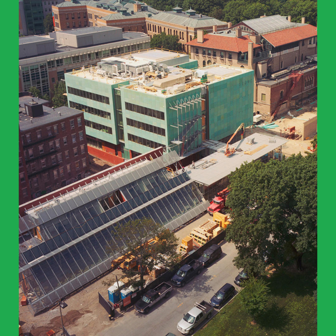 The New Wing during construction