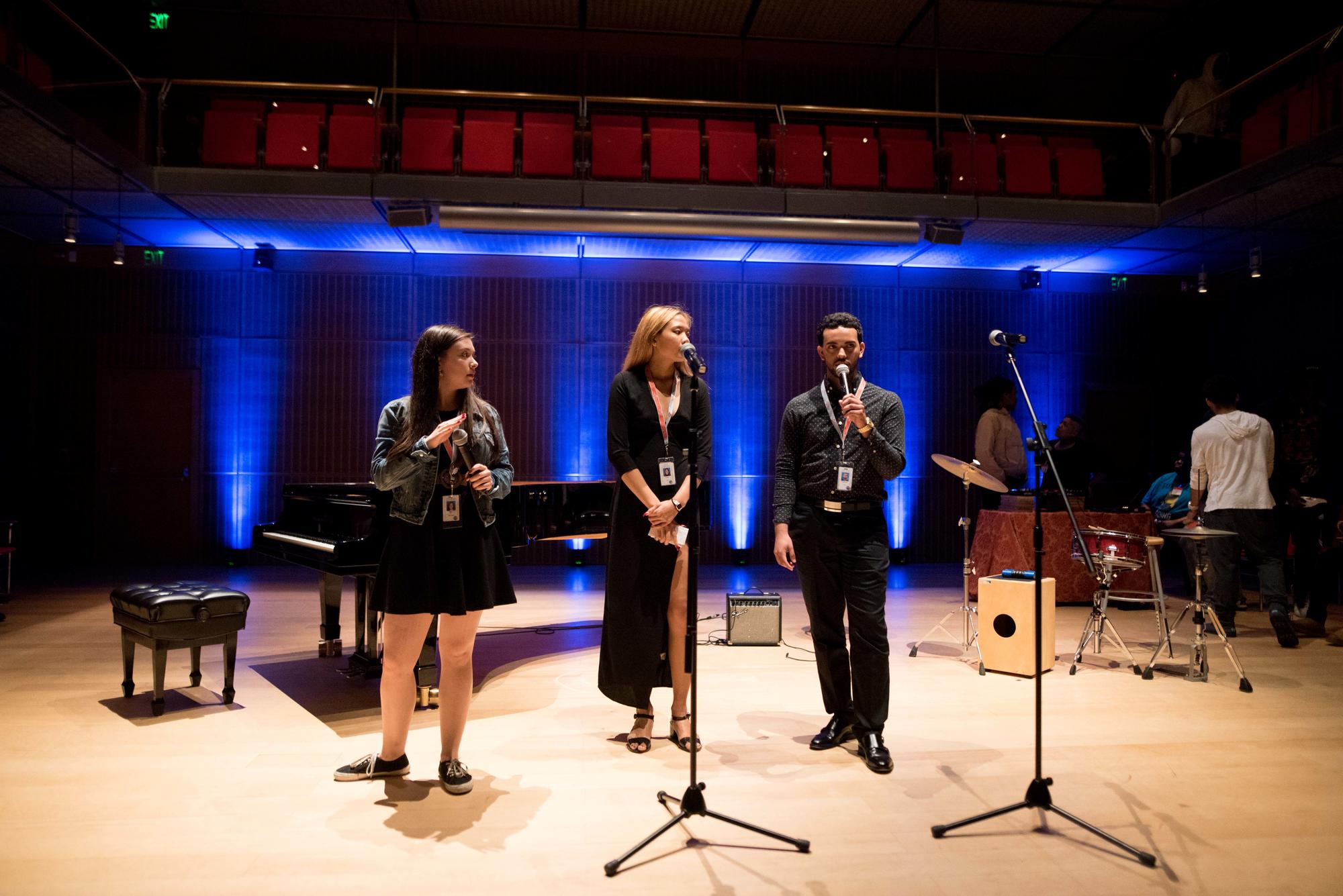 Teens Behind the Scenes perform at the June 2019 Teen Takeover. Photo by Faizal Westcott.