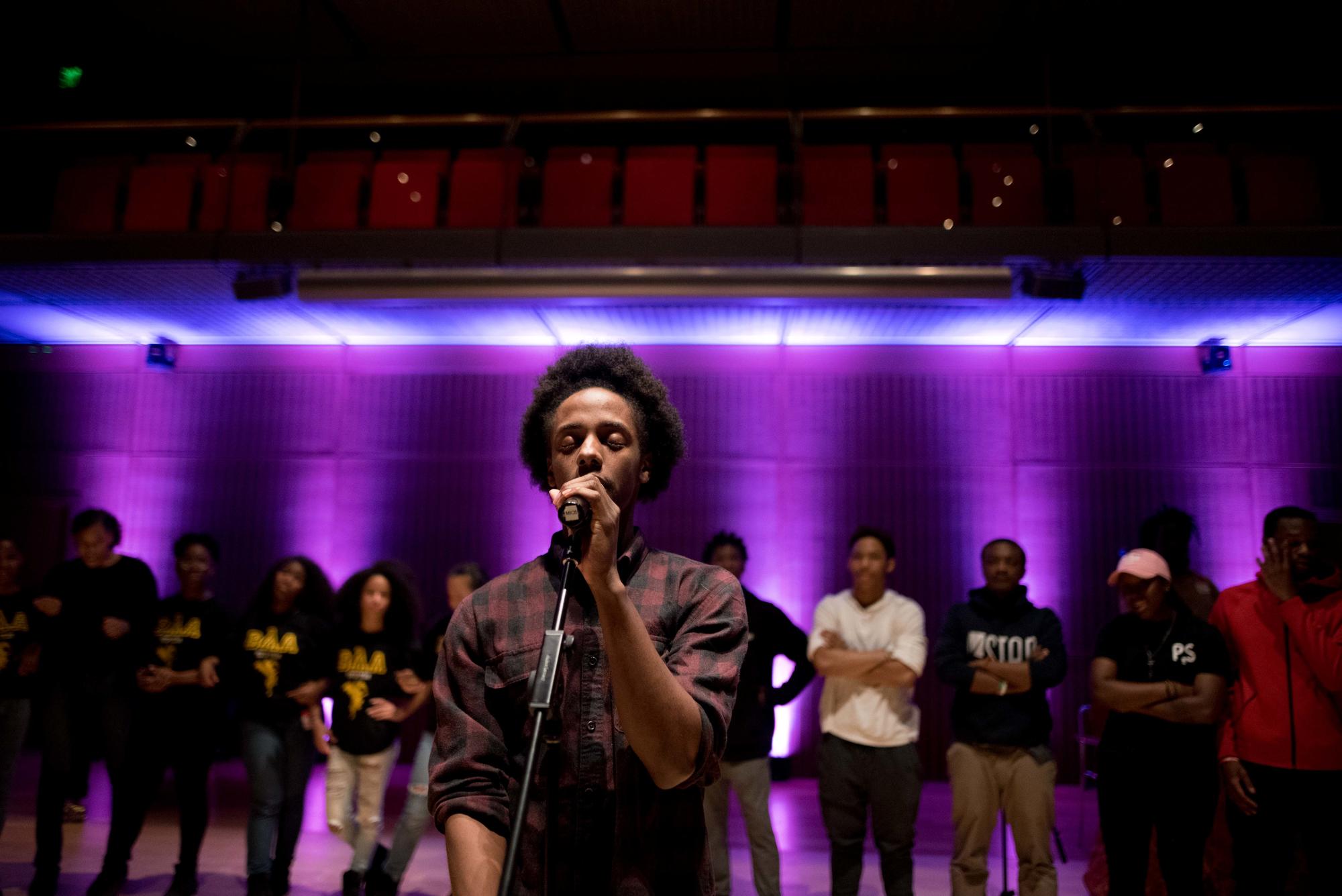 Teens perform at the June 2017 Teen Takeover. Photo by Faizal Westcott. 