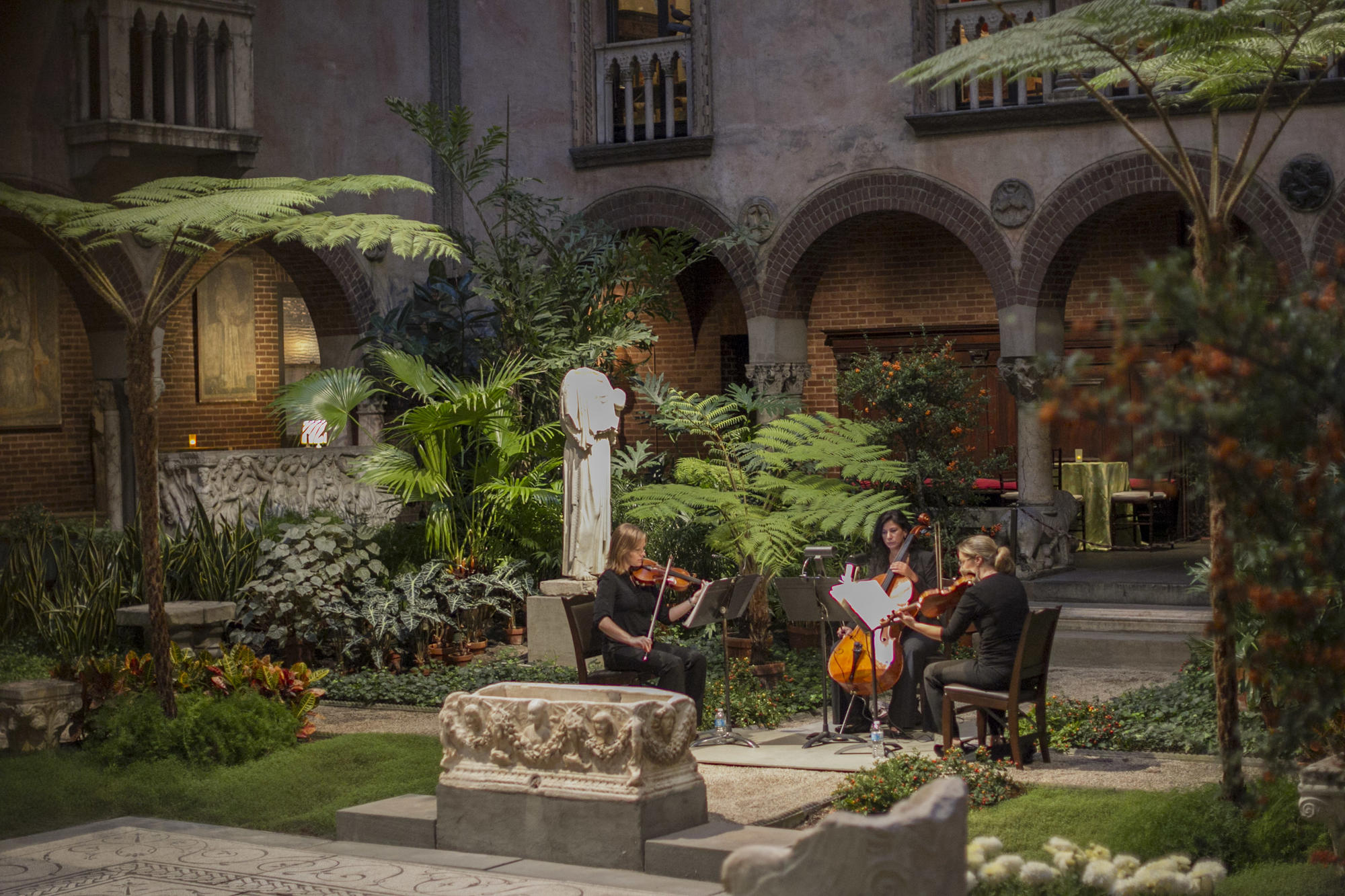 Musicians in the Courtyard, photo by Matt Teuten