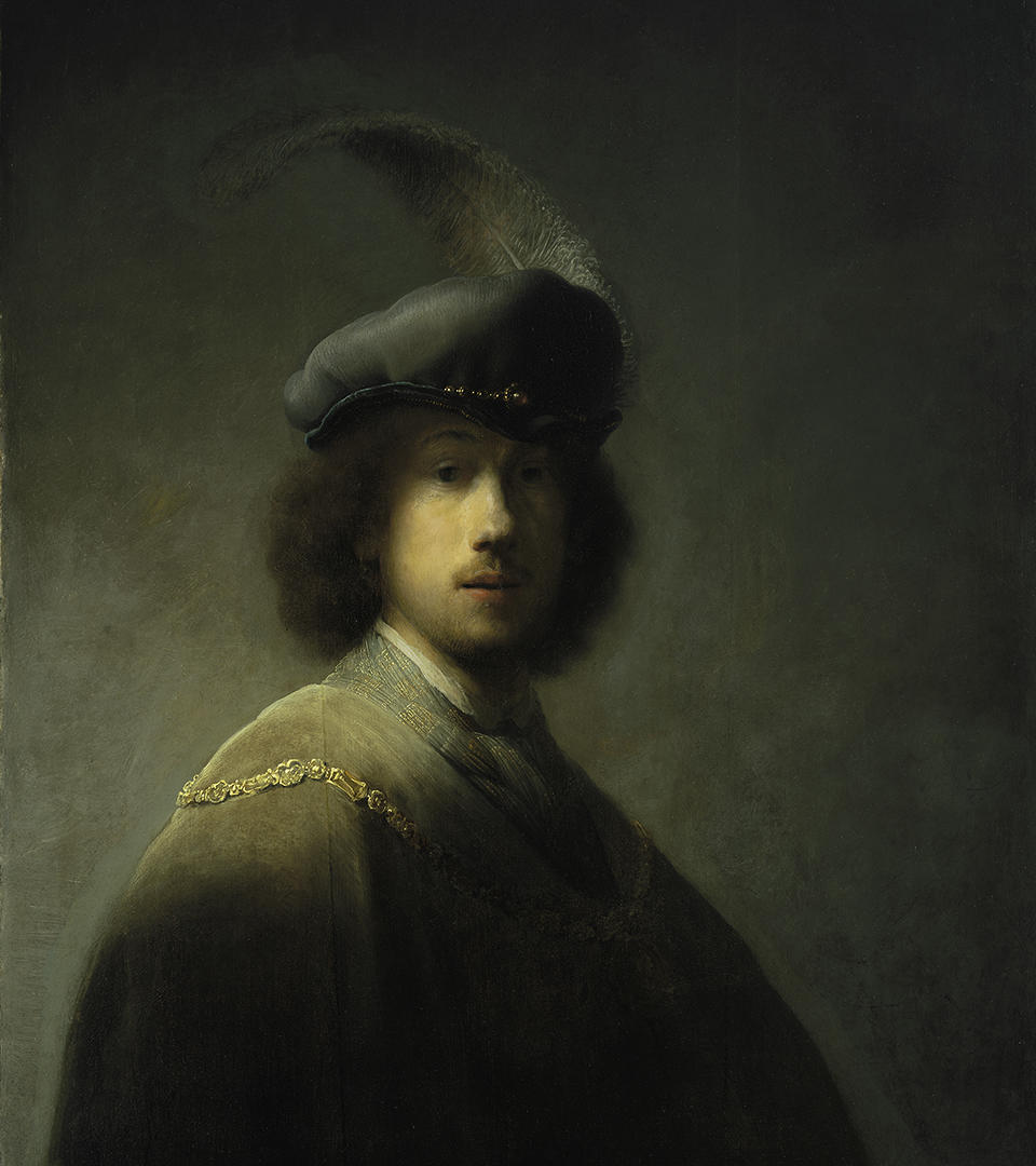 Rembrandt van Rijn, Self-Portrait, Age 23, 1629, Oil on oak panel