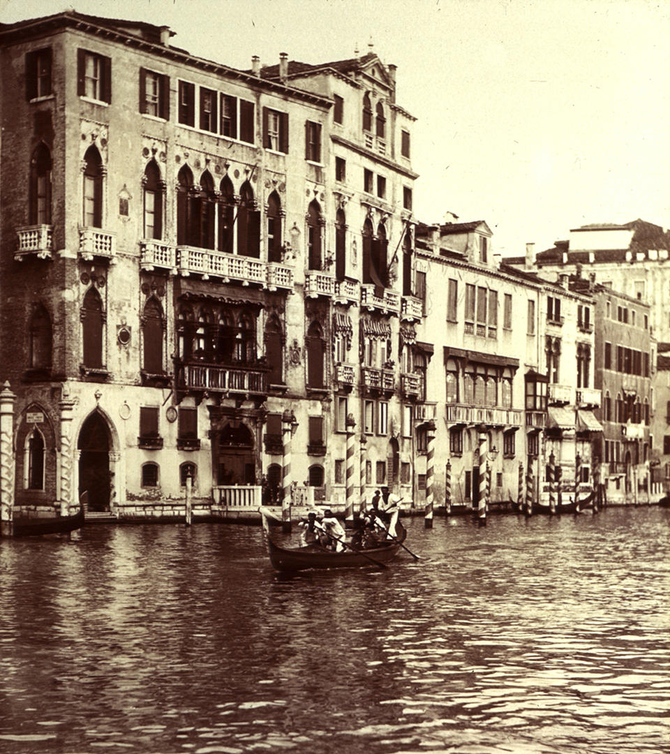 Exterior of the Palazzo Barbaro, about 1894, photograph