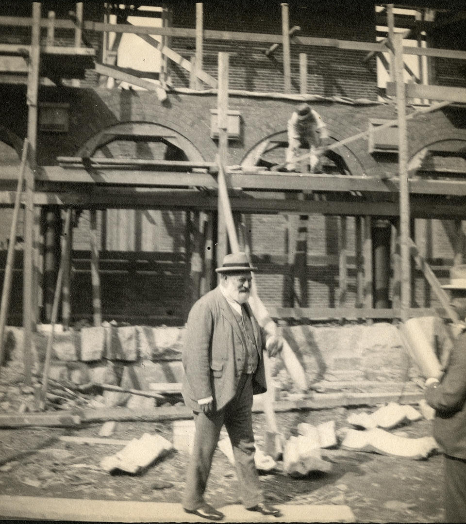 Willard T. Sears, Snapshots of the Museum During Construction, 1900-1901