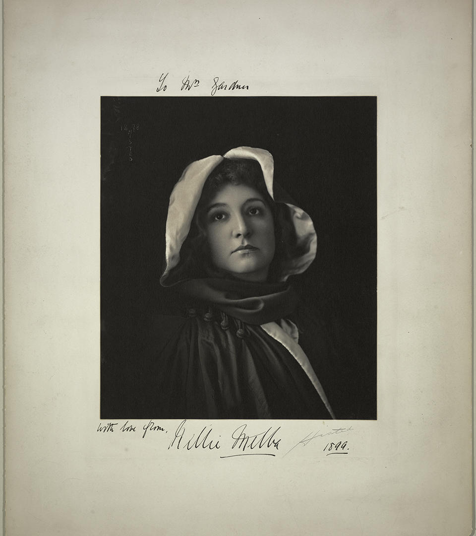 Ernest Walter Histed (English, 1862-1947), Nellie Melba, 1899.