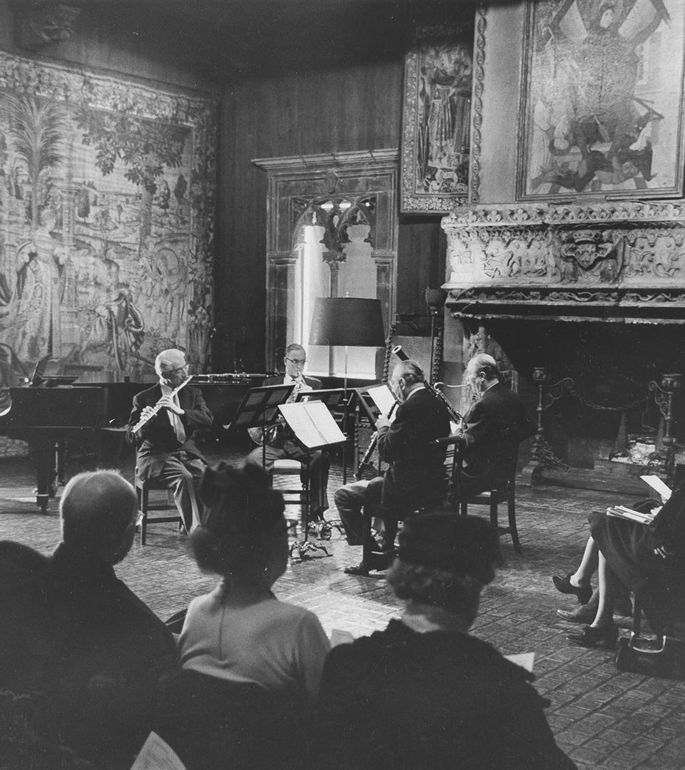 Concert in the Tapestry Room, about 1950.