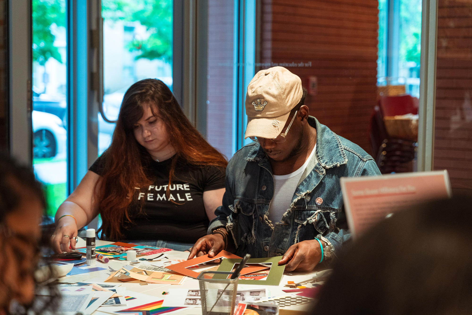 Third Thursdays Studio workshop developed in collaboration with Visiting Studio Artist Daniel Corral, photo by Faizal Westcott.